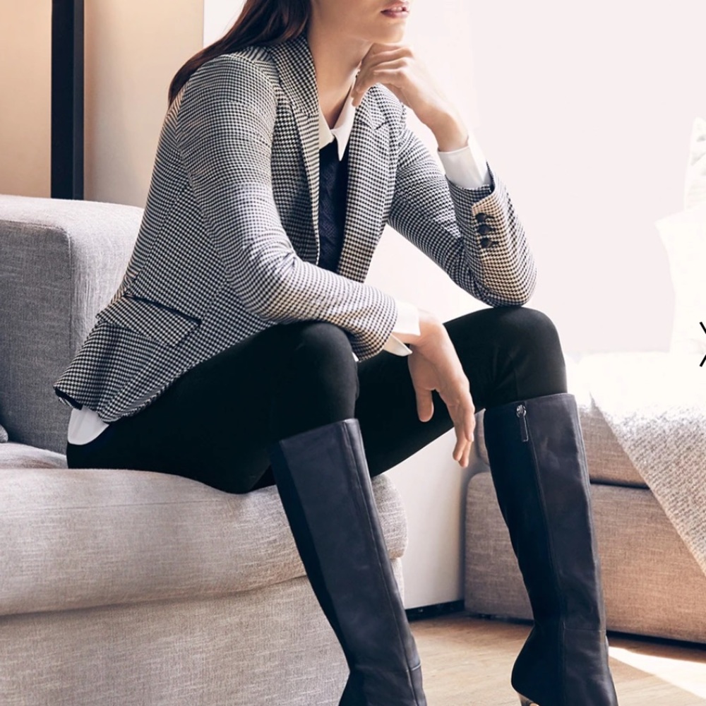 houndstooth suiting trophy jacket
